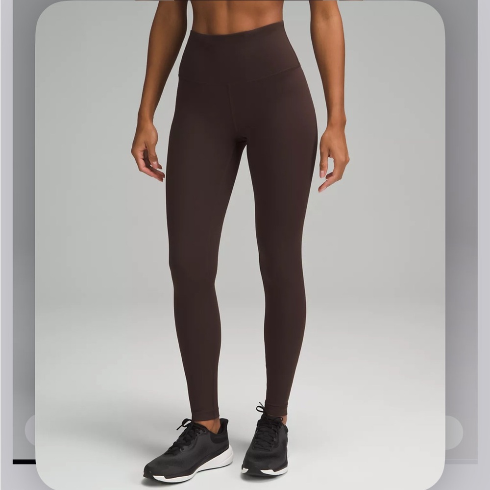 Lululemon High-Waisted Brown Wunder Leggings